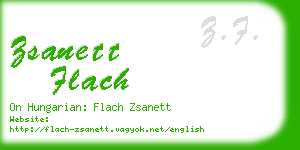 zsanett flach business card